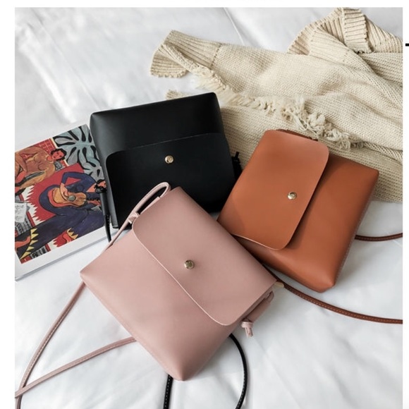 NWT faux leather shoulder bag - Picture 7 of 8